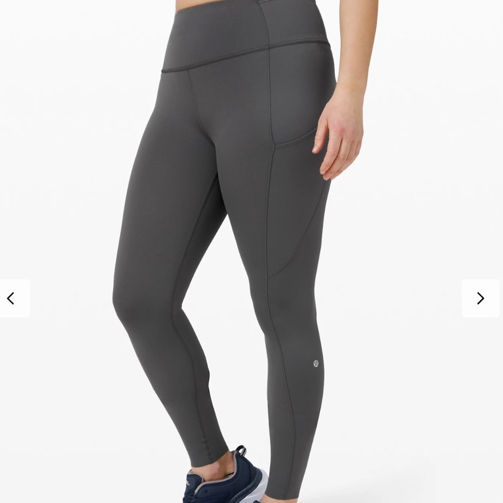 Lululemon Speed Up Graphite Grey Leggings